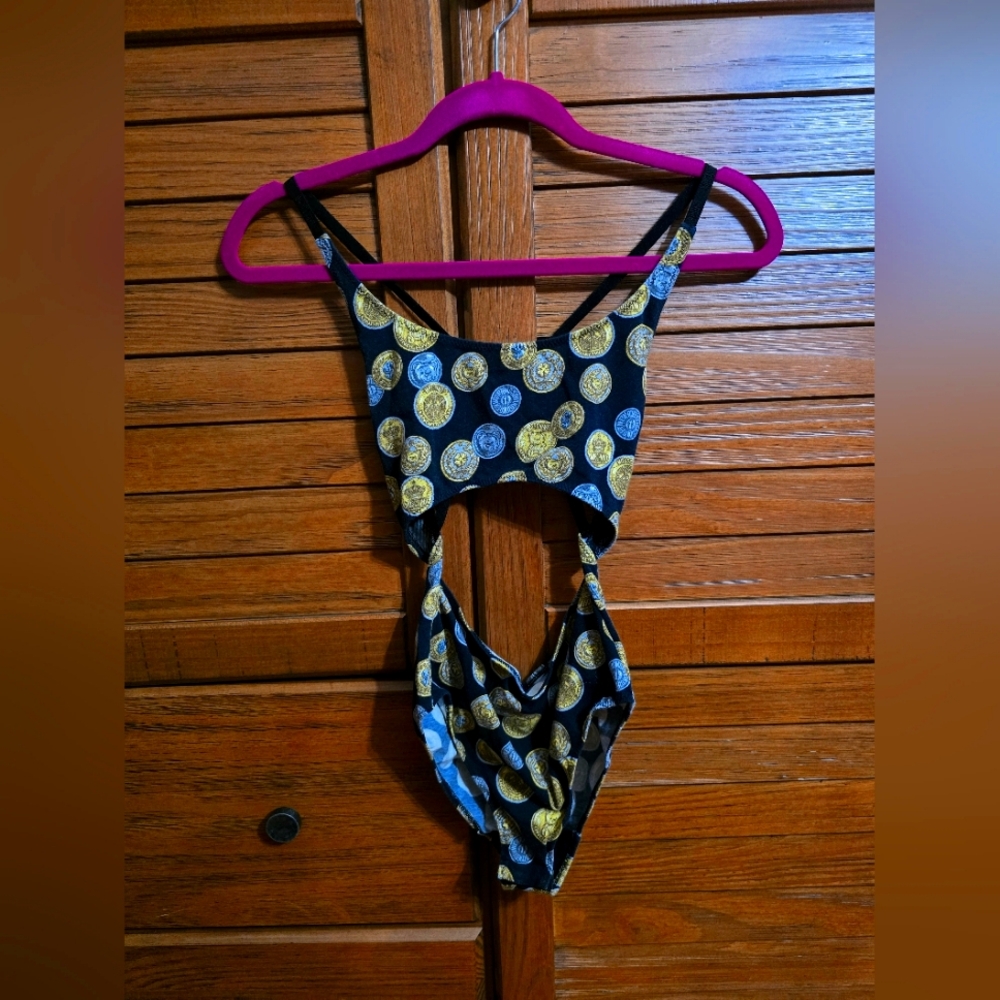 Moschino lingerie bodysuit, XS - black